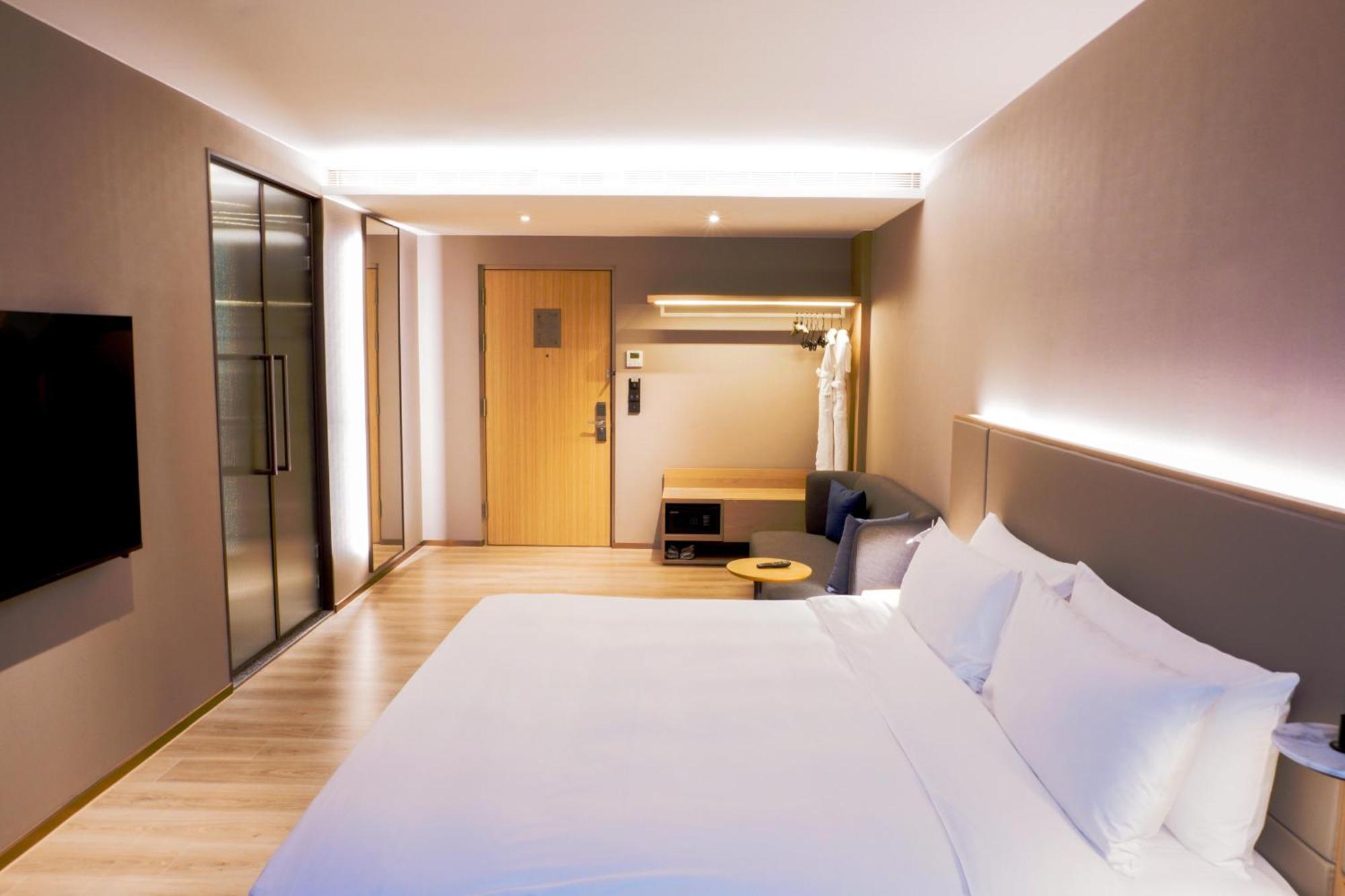 Tai Urban Resort 카오슝 객실 사진 A room at the hotel